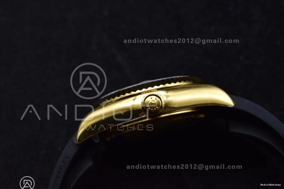 Edition Strap Black Durable 1098 (Gain Weight) YG Oysterflex Sky-Dweller Best 336238 on A23J ZF 1:1 Dial 0101